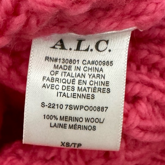 A.L.C. Palmer Wool Crewneck Sweater, Size XS - Picture 9 of 9
